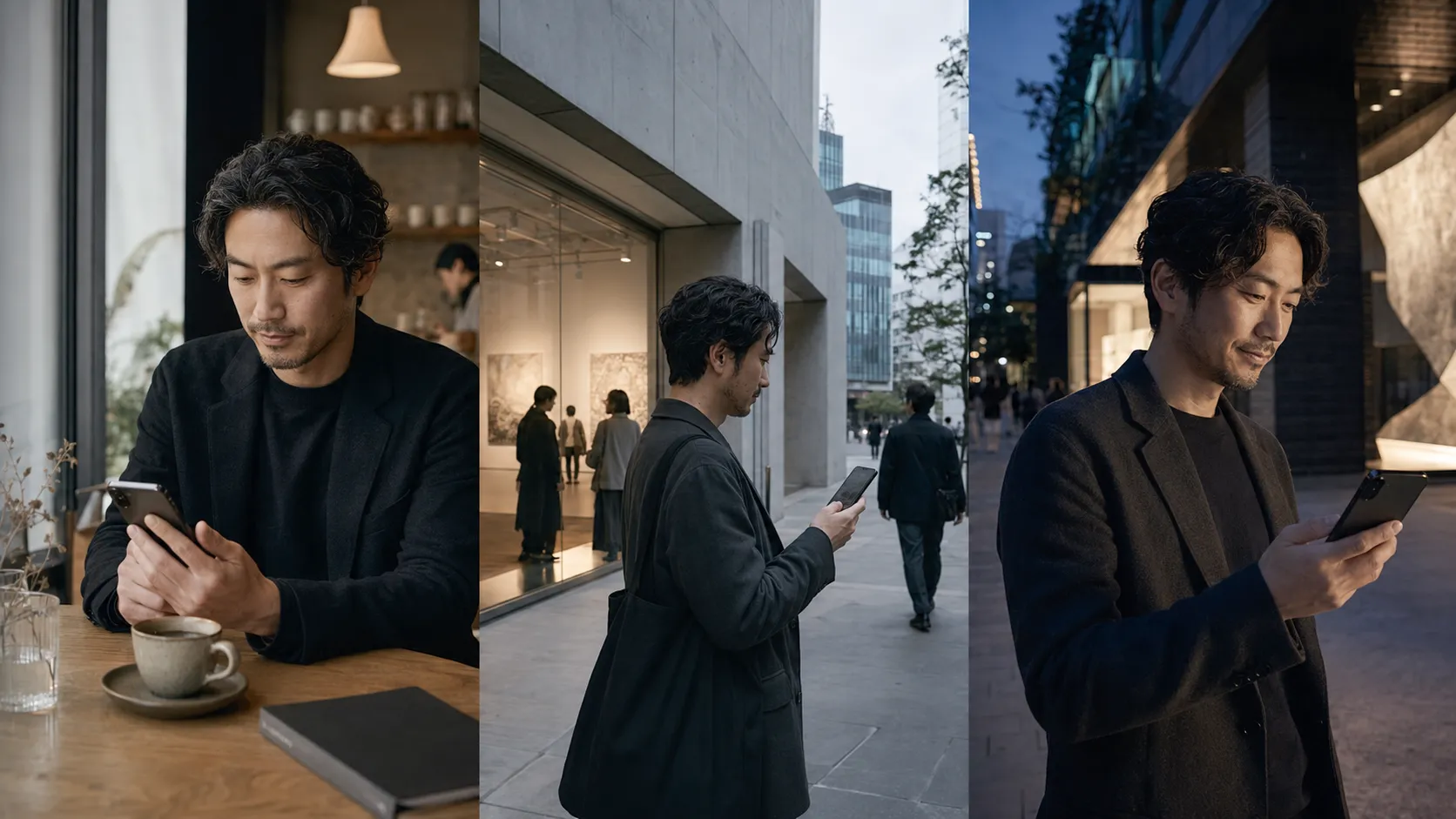 カフェからギャラリー、街歩きへと続くjapan ART EXの利用体験