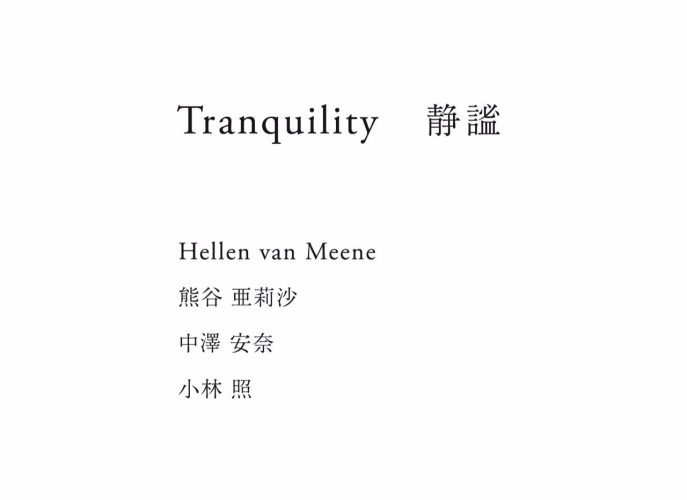 Upcoming | Tranquility 静謐
